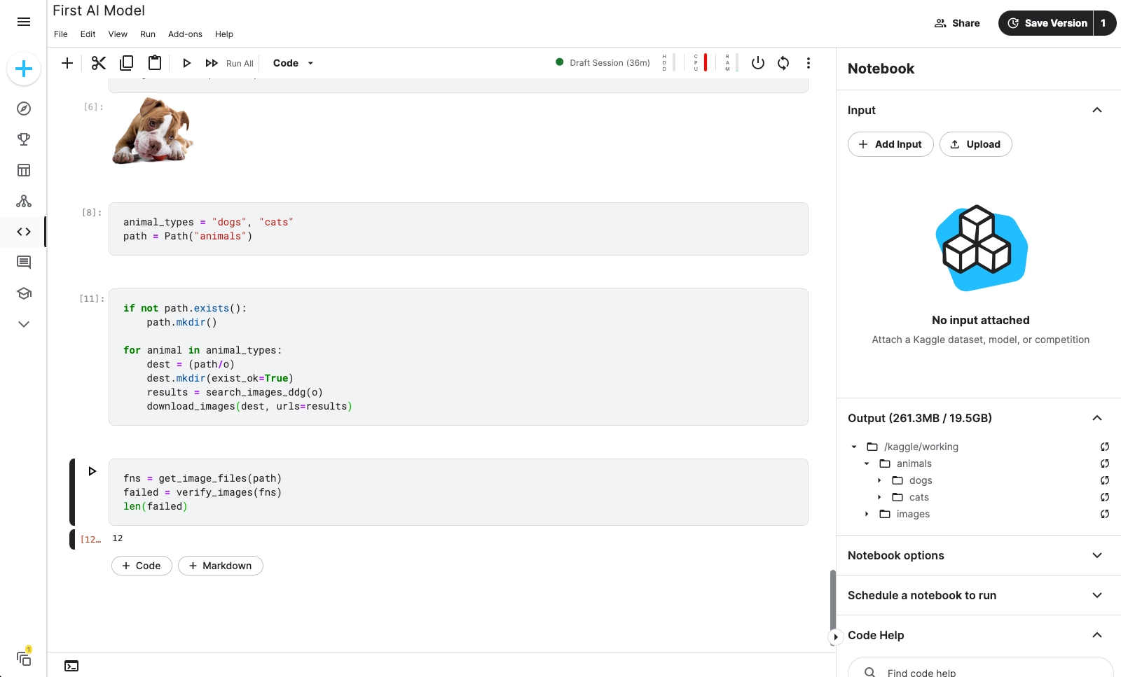 Checking how many image paths have errored out while downloading from DuckDuckGo